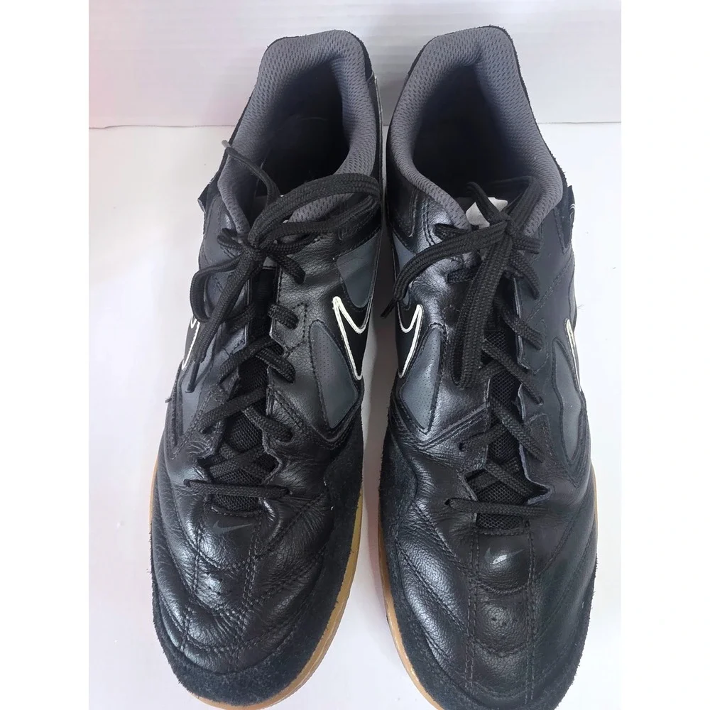 Nike Nike5 Gato Indoor Soccer Shoes Mens Black White Gum SZ 13